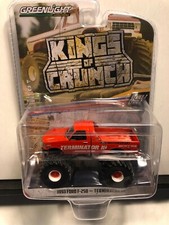 1/64 GREENLIGHT KING OF CRUNCH MONSTER TRUCK 1993 FORD F-250 TERMINATOR III RED
