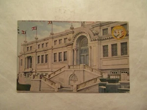Portion European Foreign Exhibit Building Seattle Expo 1909 Postcard - Picture 1 of 2