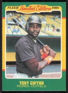 1986 Fleer Limited Edition #22 Tony Gwynn
