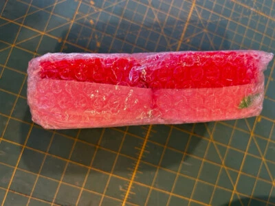 At Least 3 Yards of 5/8" Red and Pink Hook & Loop - Image 1 of 2