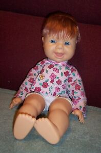 Cute 14" Famosa Baby Doll Adorable Face Cloth Body Vinyl Limbs GUC