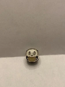 OWL charm for bracelet, black and white - Picture 1 of 4