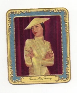 Tarjeta de cigarrillo en relieve #161 Anna May Wong 1934 Garbaty Film Star Series 2 - Imagen 1 de 1