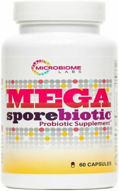 Microbiome Labs Mega Sporebiotic Probiotic Supplement - 60 Capsules