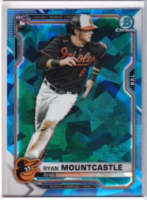 2021 Bowman Chrome Sapphire Ryan Mountcastle Rookie Card RC #64 - Image 1 of 2