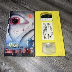 Bump In The Night VHS Rare Yellow Tape From The Hunger David Bowie Horror HTF - Picture 1 of 2