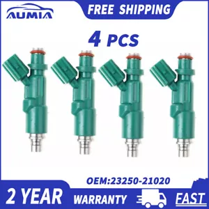 4 PIEZAS INYECTOR DE COMBUSTIBLE GASOLINA 23250-21020 para Toyota Yaris Verso Prius Vitz 1.3 1.5 - Imagen 1 de 7