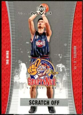 Yao Ming Card 2003-04 Upper Deck MVP Sportsnut Fantasy #SN26  - Image 1 of 2