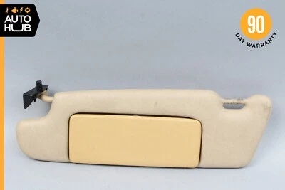 90-02 Mercedes R129 SL500 SL320 lado del conductor izquierdo parasol parasol beige OEM Foto 1 de 4