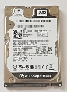 500 GB SATA Western Digital WD5000BPKT-75PK4T0 7200rpm 16MB HDD 2,5 " Hard Drive - Picture 1 of 1