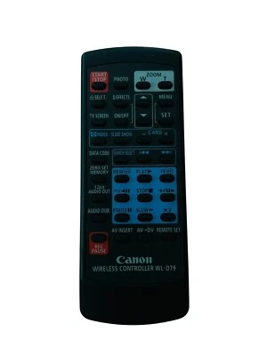 Genuine Canon WL-D79 Wireless Camcorder Remote Control   (1b) - Image 1 of 3