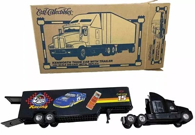 Ertl Kenworth T600B Cab + Trailer T723 Die Cast 15 Carl Long Austin Racing 1997 - Image 1 of 4