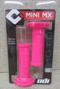 NEW ODI PINK MINI MX HANDLEBAR GRIPS HONDA XR50 CRF50 HON XR50R CRF50F XR CRF 50 - Picture 1 of 1