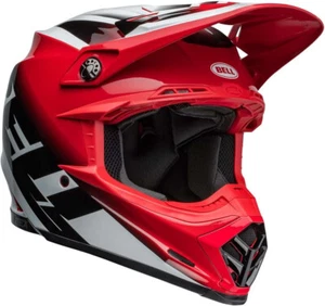 NEW Bell Moto-9S Flex RAIL Dirt Bike Motocross Helmet Red/White Size Small - Picture 1 of 6