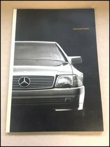 1992 Mercedes Benz 82-page Car Sales Brochure Catalog - 300CE 500E 300SL 500SL - Picture 1 of 6