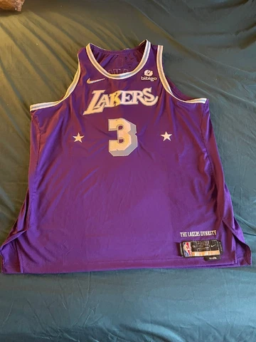 Nike authentic LA Lakers Anthony Davis jersey 58 2xl 3xl city edition rare 2022 Cover
