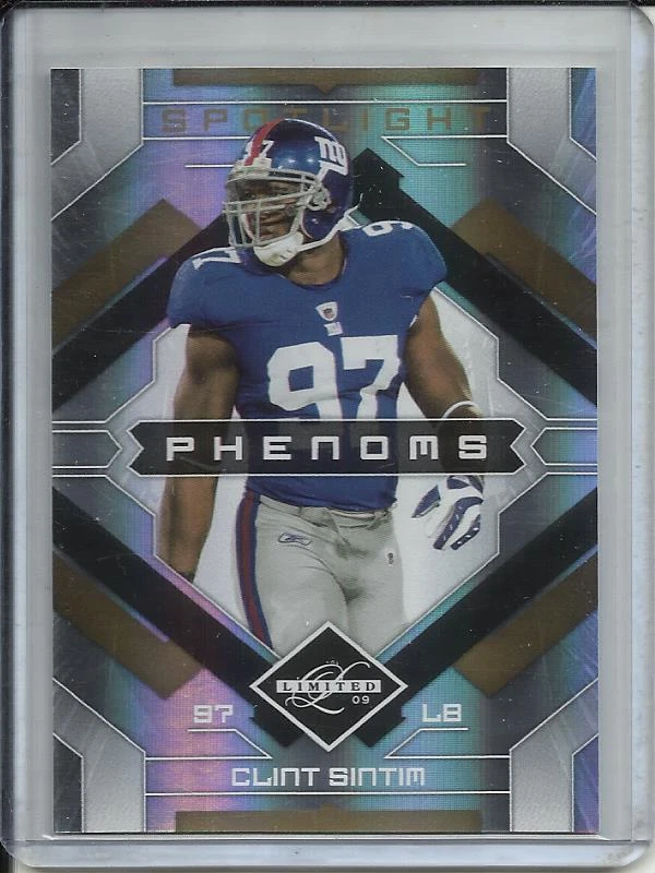 Clint Sintim 2009 Leaf Limited Gold Spotlight Rookie #4/5 - Image 1 of 1