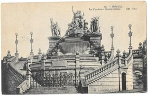 ROUEN 76 La Fontaine Sainte-Marie Edit.ND Phot CPA écrite à Madame Fuens en 1913 - Foto 1 di 2