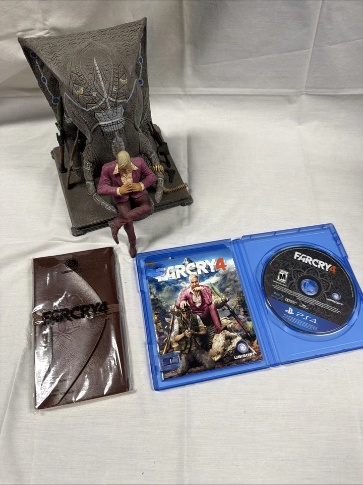 Far Cry 4 Edición Kyrat PS4 Edición Coleccionista Set Falta Mapa y Póster Foto 1 de 4