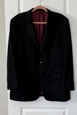 Paul Stuart 100% Italian Cashmere Colombo Blazer Black - Image 1 of 4
