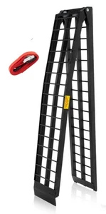 10ft Aluminum Loading Ramp, 600lbs Capacity Folding Motorcycle 11.6" Width Pi... - Picture 1 of 7