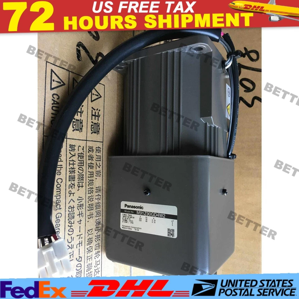 1PCS New Panasonic Adjustable Speed Motor M91Z90GD4W2 220V 90W Fast Ship - Image 1 of 2