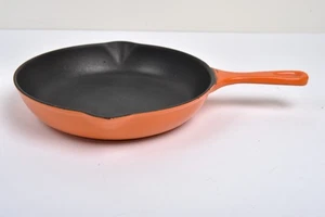 LE CREUSET poêle en Fonte émaillée No 23 Vintage orange - Imagen 1 de 10