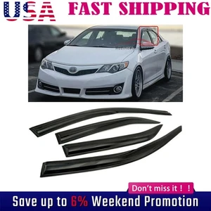 Para Toyota Camry Mugen 2012-2017 Estilo Ventana Visera Ventilación Parasol Lluvia NUEVO - Imagen 1 de 19