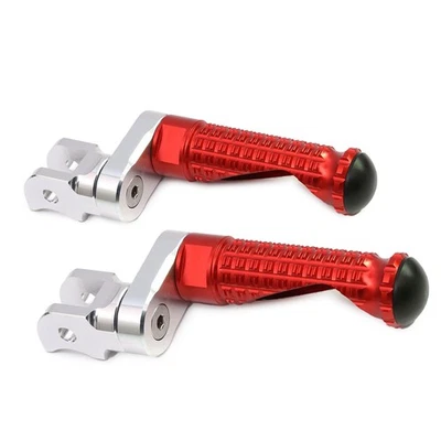 Clavijas de pie delanteras rojas elevables MPRO 1 pulgada para 1299 Panigale S R 15 16 17 18 19 Foto 1 de 4