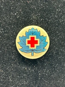 Vintage Rotes Kreuz Kanada Pin - Pinback Knopf - Bild 1 von 5