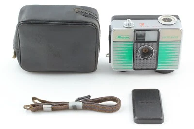 🚀🎁¡RARO! 《COMO NUEVA Verde x Plata '66》Cámara Eléctrica Medio Marco De JAPÓN✈✈✈✈✈ Foto 1 de 4