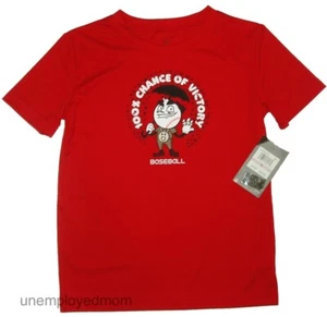 Under Armour Sports Tee Boys Baseball 100% Chance of Victory Athletic Shirt Top - Picture 1 of 4