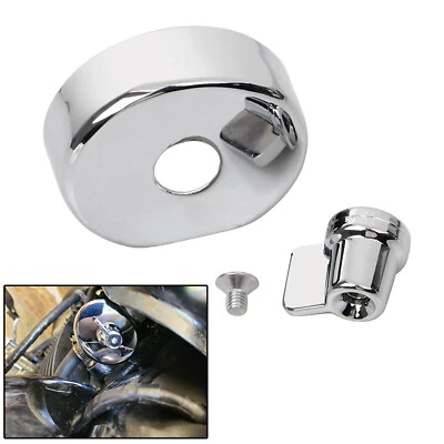 Perilla de válvula de combustible cromada + cubierta para Honda VTX1300C Shadow ACE Spirit 750 VT750DC Foto 1 de 4