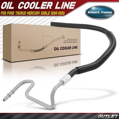 Transmission Oil Cooler Hose Assembly for Ford Taurus Mercury Sable 1996-1999  - Image 1 of 4