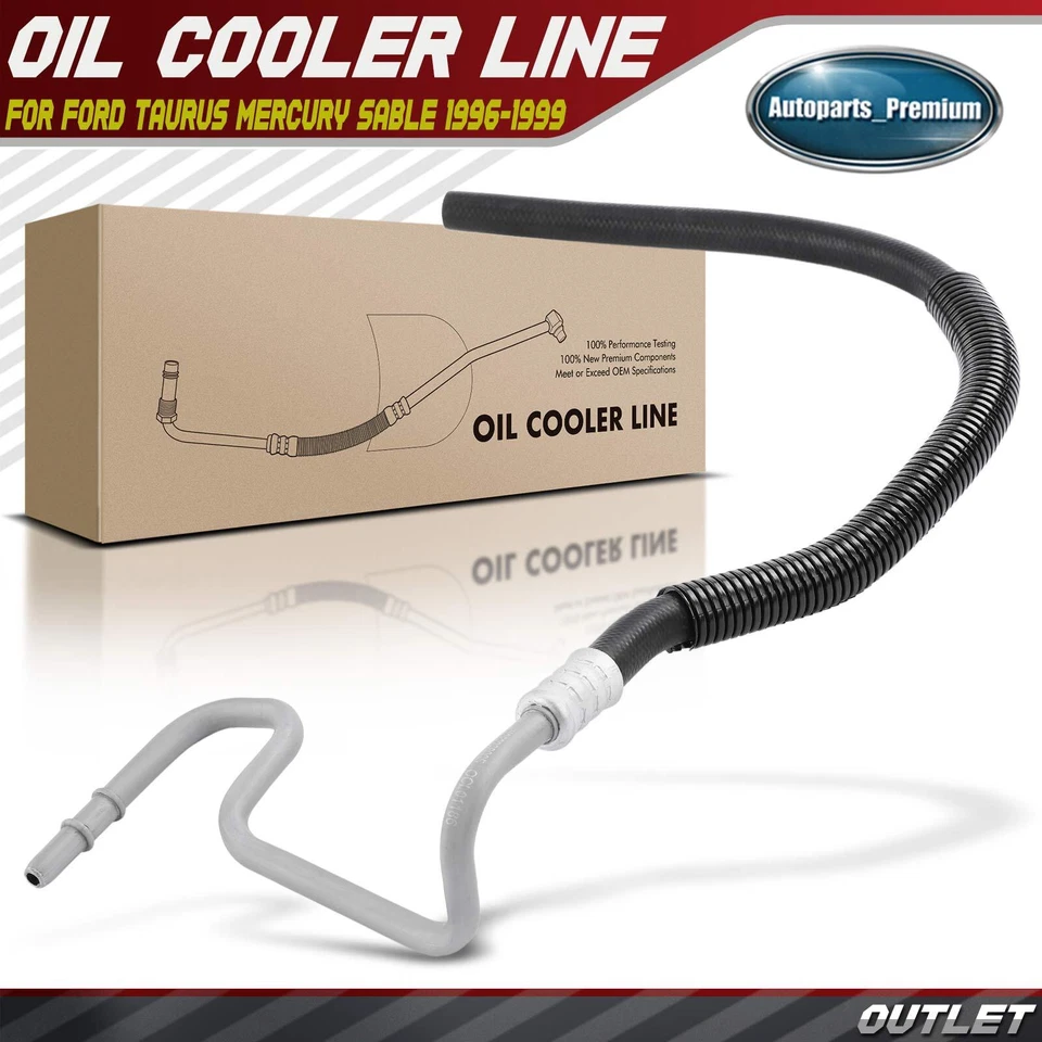 Conjunto de manguera de enfriador de aceite de transmisión para Ford Taurus Mercury Sable 1996-1999  Foto 1 de 4