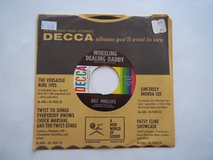 BILL PHILLIPS - Wheeling Dealing Daddy / I Can't Stand It 45 RPM 7" Record Decca - Picture 1 of 6