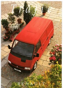 Renault Trafic 1995-1996 UK Market Sales Brochure Van SWB LWB Chassis Cab - Picture 1 of 1