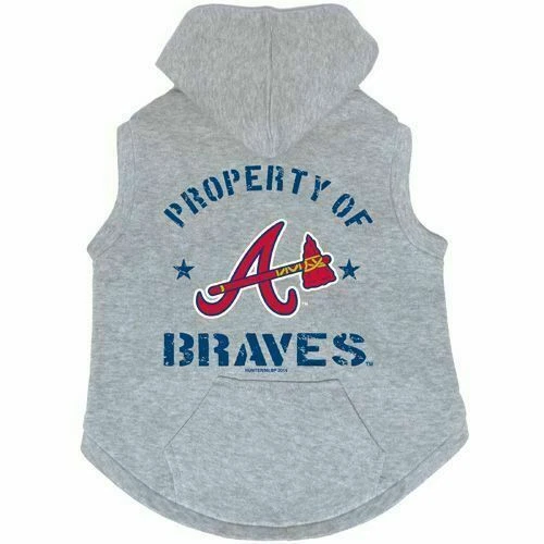 Moletom com capuz ATLANTA BRAVES DOG CAT PREMIUM BOTÃO PARA CIMA ESCOLHA O TAMANHO - Imagem 1 de 1