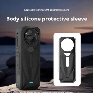 Für Insta360 X5 Panorama Kamera Schwarz Silikon Schutzhülleaw3q - Bild 1 von 8