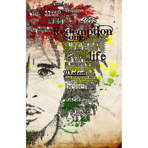 83104 Bob Marley Reggae Music Singer Wall Print Poster AU