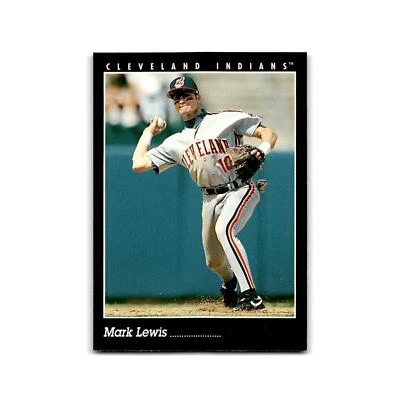 Tarjeta de béisbol Mark Lewis 1993 Pinnacle #374 Cleveland Indians casi nueva Foto 1 de 3