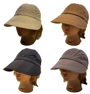 Ladies Women Fashion Visor Brim Sun UV Protect Cover Adjustable Hat - Picture 1 of 8