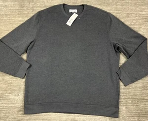 Saddlebred Sweater Mens 2XL Gray Crew Neck Long Sleeve Pullover NWT - Picture 1 of 9