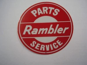 RAMBLER PARTS AN SERVICE VINLY STICKER 3 INCH FREE SHIPPING - Bild 1 von 2