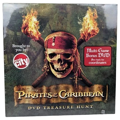 Disney Pirates of The Caribbean DVD Treasure Hunt - New Sealed — 第 1/3 张图片
