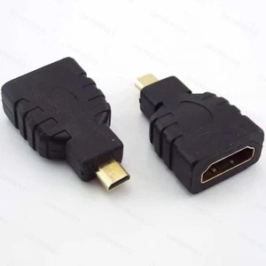 Adaptador Micro HDMI hembra a HDMI macho, Xbox 360, PS3, TV - Foto 1 di 6