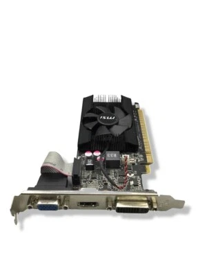 MSI NVIDIA GeForce N610GT (GT610) Computer Graphics Card PCI-E DDR3 - Image 1 of 2
