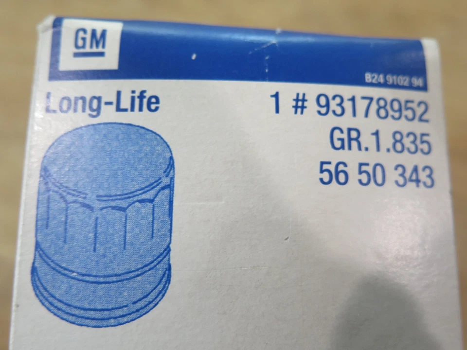 Filtro de aceite de motor Saab 93178952 900 9000 2,5 L 6 cilindros (8D1-1) Foto 1 de 1