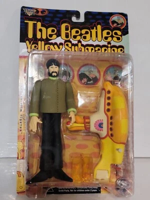 Figura 1999 George Harrison con submarino amarillo The Beatles McFarlane Toys Foto 1 de 4