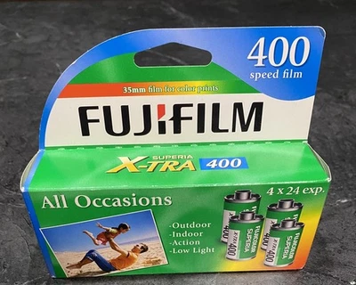 NEW Fujifilm Superia X-TRA 400 35mm Film 4 Pack (XTRA400) EXP MAY 2015 Sealed - Image 1 of 4